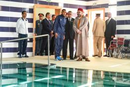 Image du Maroc Professionnelle de  Sa Majesté le Roi Mohammed VI, inaugure à Casablanca la section régionale du Centre National Mohammed VI des Handicapés (CNMH), le 23 Mai 2019 (Photo/ SPPR) via Jalilbounhar.com 